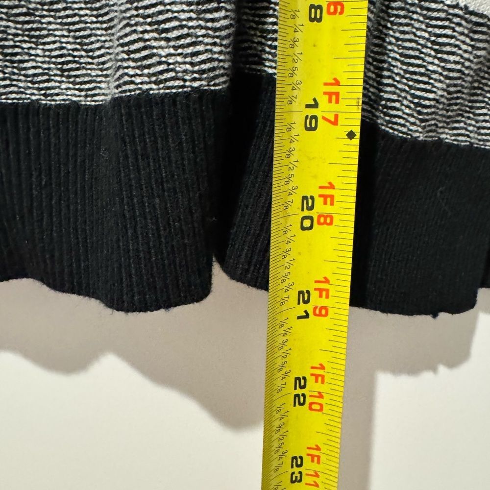 Merona Black and White Striped Sweater - Picture 4 of 5